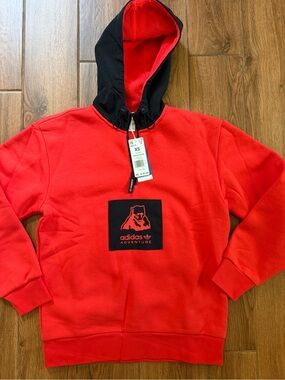 NWT / adidas polar bear quarter zip hoodie / men’s XS